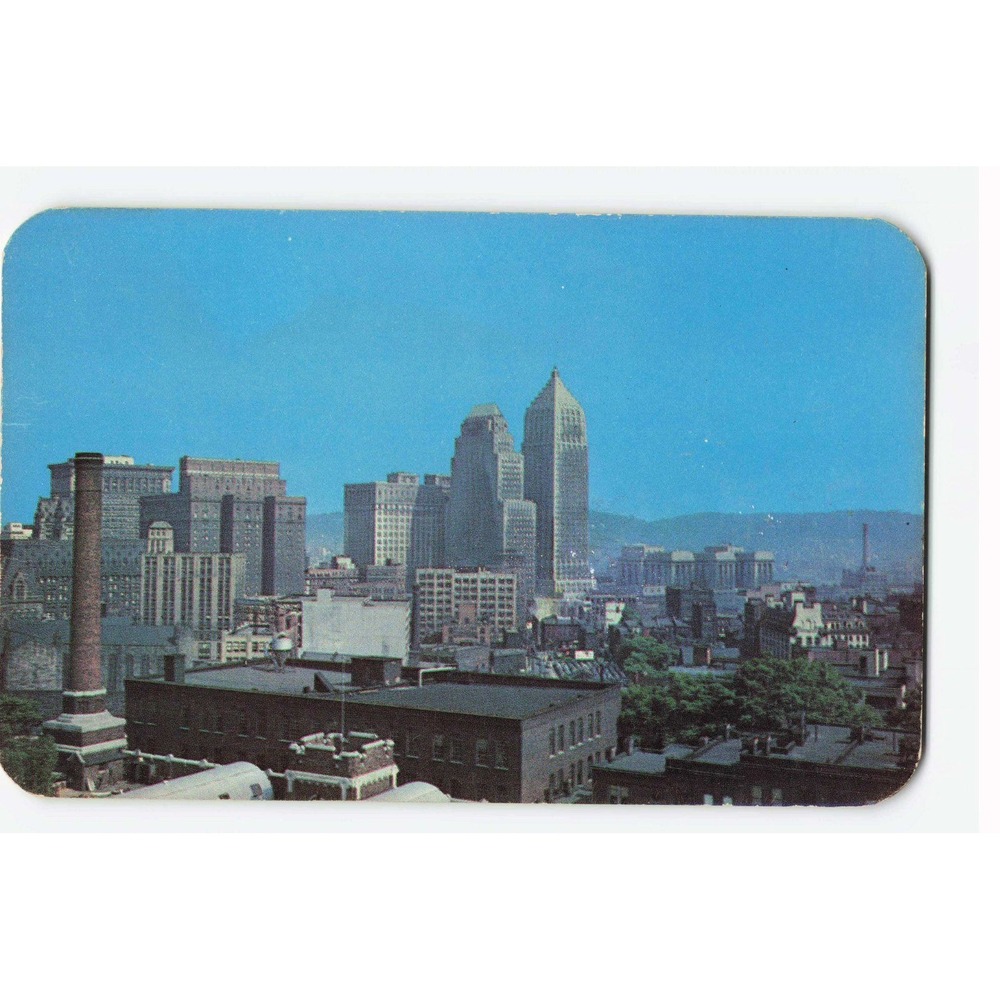 Vintage Pittsburgh PA Postcard Koppers and Gulf Buildings Skyline Chrome Wonday